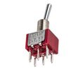 Miniature Toggle Switch ON-ON 5 A 2CO PCB Pins